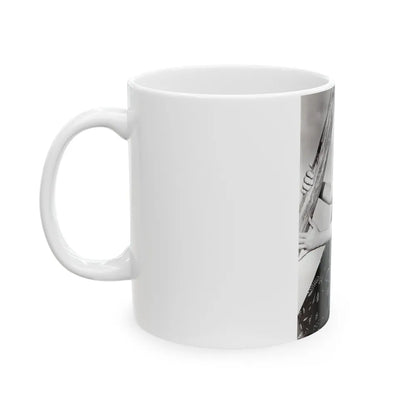 Terry Moore #607 (Vintage Female Icon) White Coffee Mug-Go Mug Yourself