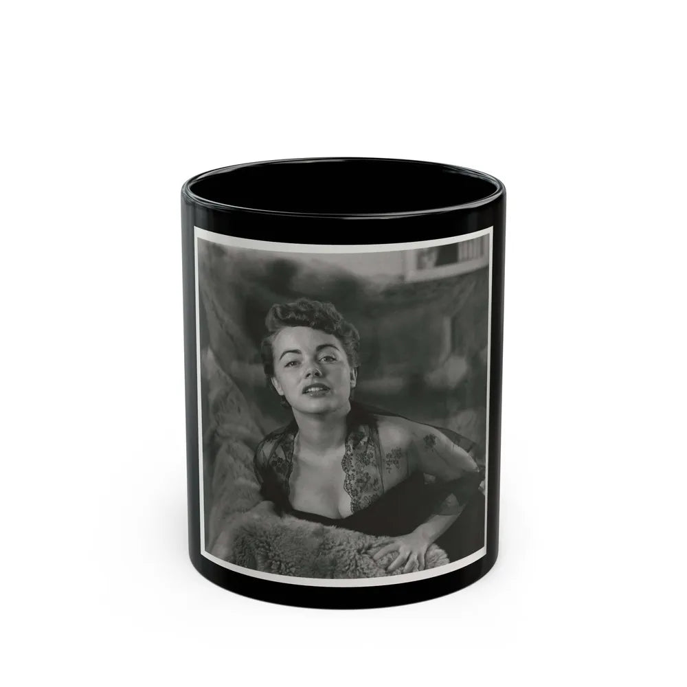 Terry Moore #610 (Vintage Female Icon) Black Coffee Mug-11oz-Go Mug Yourself