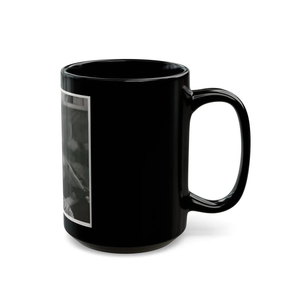 Terry Moore #610 (Vintage Female Icon) Black Coffee Mug-Go Mug Yourself