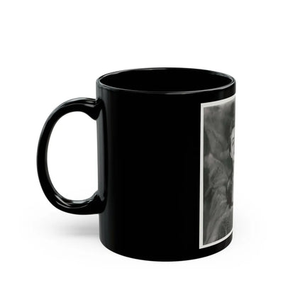Terry Moore #610 (Vintage Female Icon) Black Coffee Mug-Go Mug Yourself
