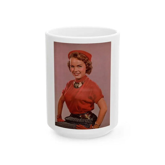 Terry Moore #612 (Vintage Female Icon) White Coffee Mug 15oz - Go Mug Yourself