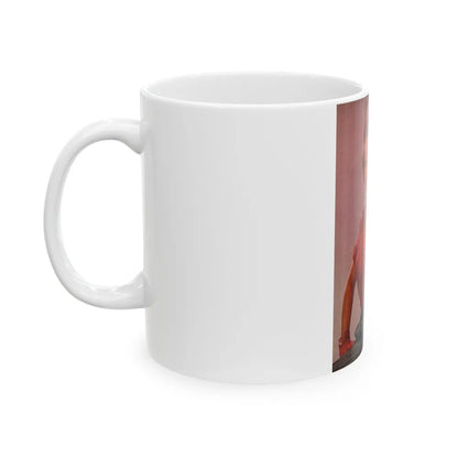 Terry Moore #612 (Vintage Female Icon) White Coffee Mug-Go Mug Yourself
