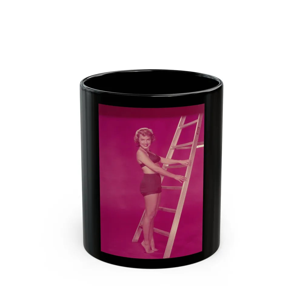 Terry Moore #613 (Vintage Female Icon) Black Coffee Mug-11oz-Go Mug Yourself