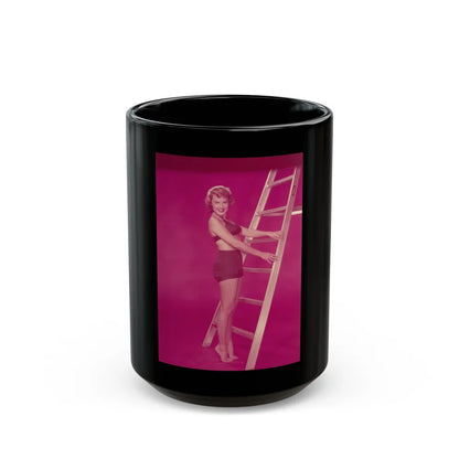 Terry Moore #613 (Vintage Female Icon) Black Coffee Mug-15oz-Go Mug Yourself
