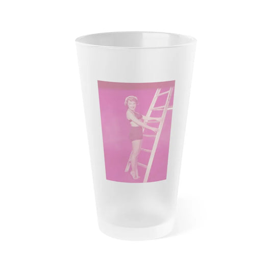 Terry Moore #613 (Vintage Female Icon) Frosted Pint Glass 16oz-16oz-Frosted-Go Mug Yourself