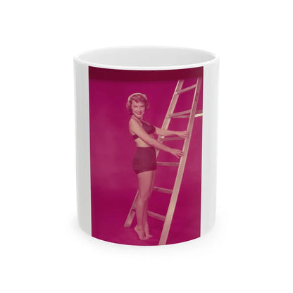 Terry Moore #613 (Vintage Female Icon) White Coffee Mug-11oz-Go Mug Yourself