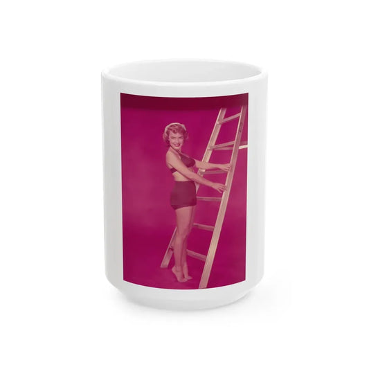 Terry Moore #613 (Vintage Female Icon) White Coffee Mug 15oz - Go Mug Yourself