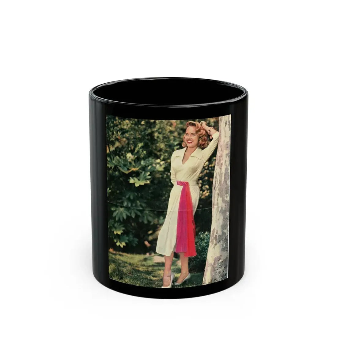 Terry Moore #616 (Vintage Female Icon) Black Coffee Mug 11oz - Go Mug Yourself