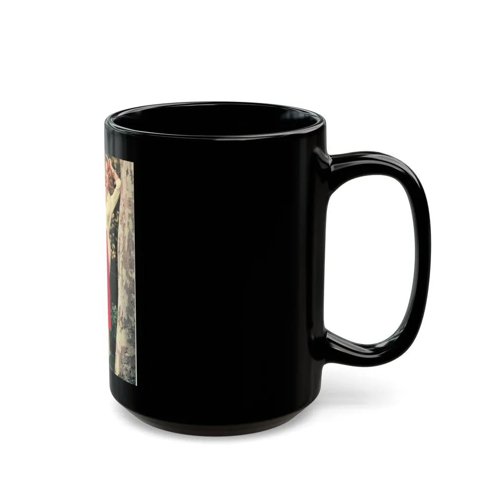 Terry Moore #616 (Vintage Female Icon) Black Coffee Mug-Go Mug Yourself