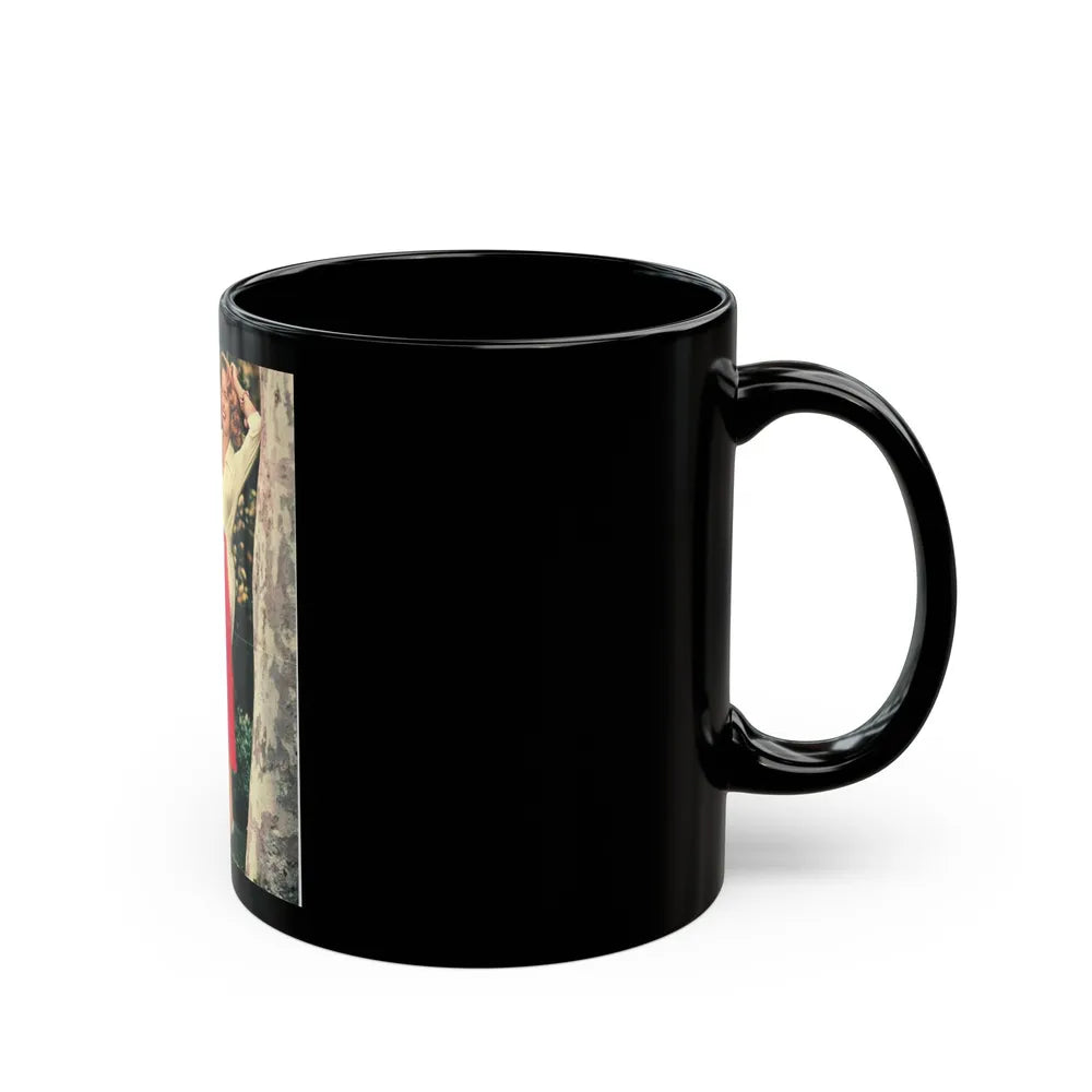 Terry Moore #616 (Vintage Female Icon) Black Coffee Mug-Go Mug Yourself