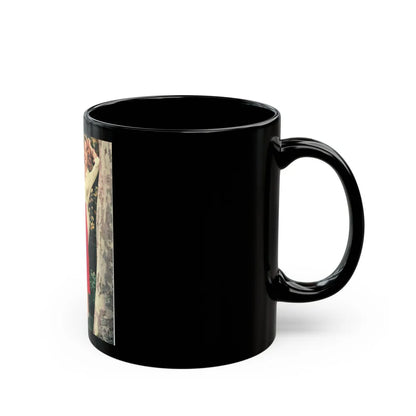 Terry Moore #616 (Vintage Female Icon) Black Coffee Mug-Go Mug Yourself