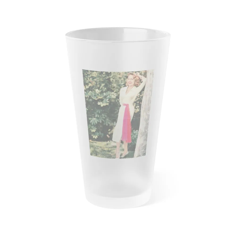 Terry Moore #616 (Vintage Female Icon) Frosted Pint Glass 16oz-16oz-Frosted-Go Mug Yourself