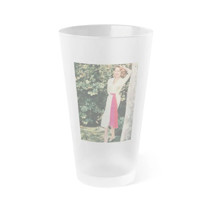 Terry Moore #616 (Vintage Female Icon) Frosted Pint Glass 16oz-16oz-Frosted-Go Mug Yourself