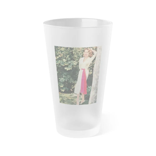Terry Moore #616 (Vintage Female Icon) Frosted Pint Glass 16oz-16oz-Frosted-Go Mug Yourself