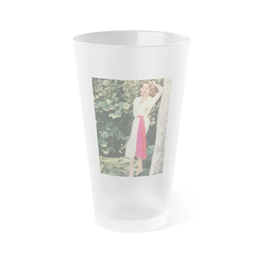 Terry Moore #616 (Vintage Female Icon) Frosted Pint Glass 16oz 16oz Frosted - Go Mug Yourself