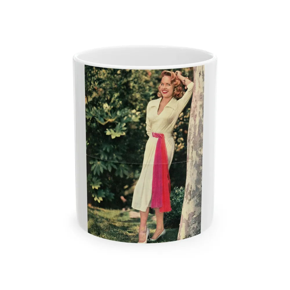 Terry Moore #616 (Vintage Female Icon) White Coffee Mug-11oz-Go Mug Yourself