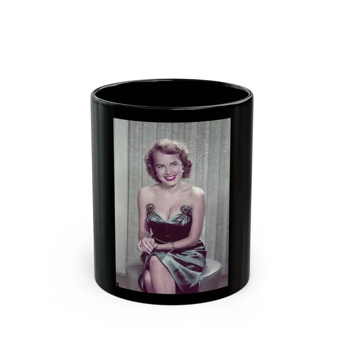 Terry Moore #617 (Vintage Female Icon) Black Coffee Mug 11oz - Go Mug Yourself