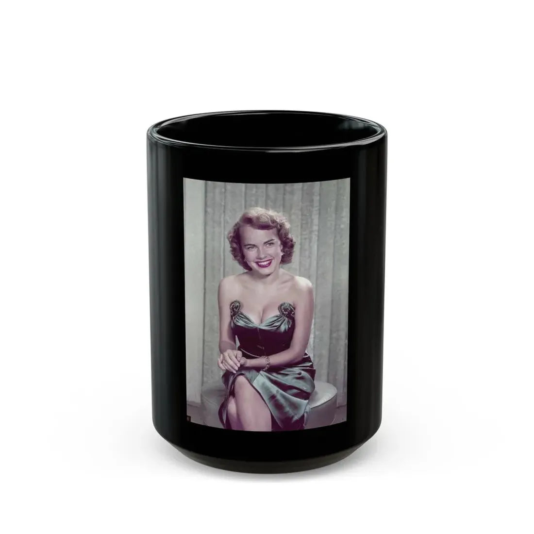 Terry Moore #617 (Vintage Female Icon) Black Coffee Mug 15oz - Go Mug Yourself