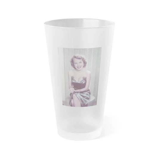 Terry Moore #617 (Vintage Female Icon) Frosted Pint Glass 16oz-16oz-Frosted-Go Mug Yourself