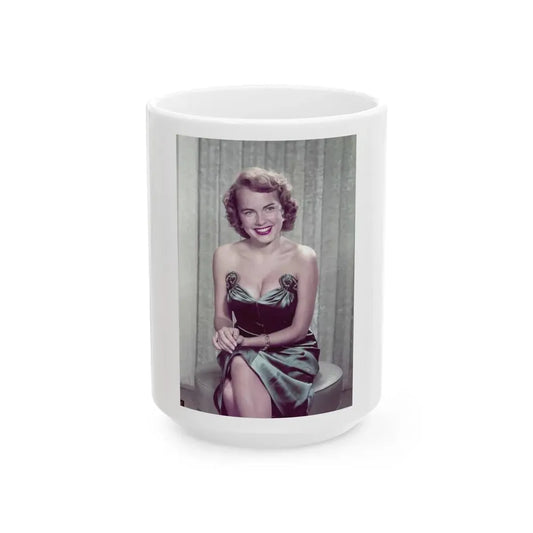 Terry Moore #617 (Vintage Female Icon) White Coffee Mug 15oz - Go Mug Yourself