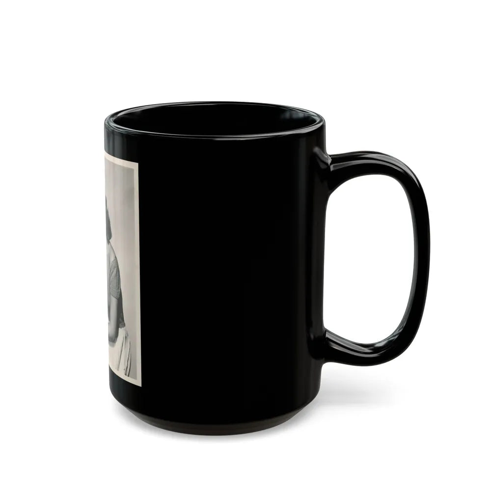 Terry Moore #619 (Vintage Female Icon) Black Coffee Mug-Go Mug Yourself