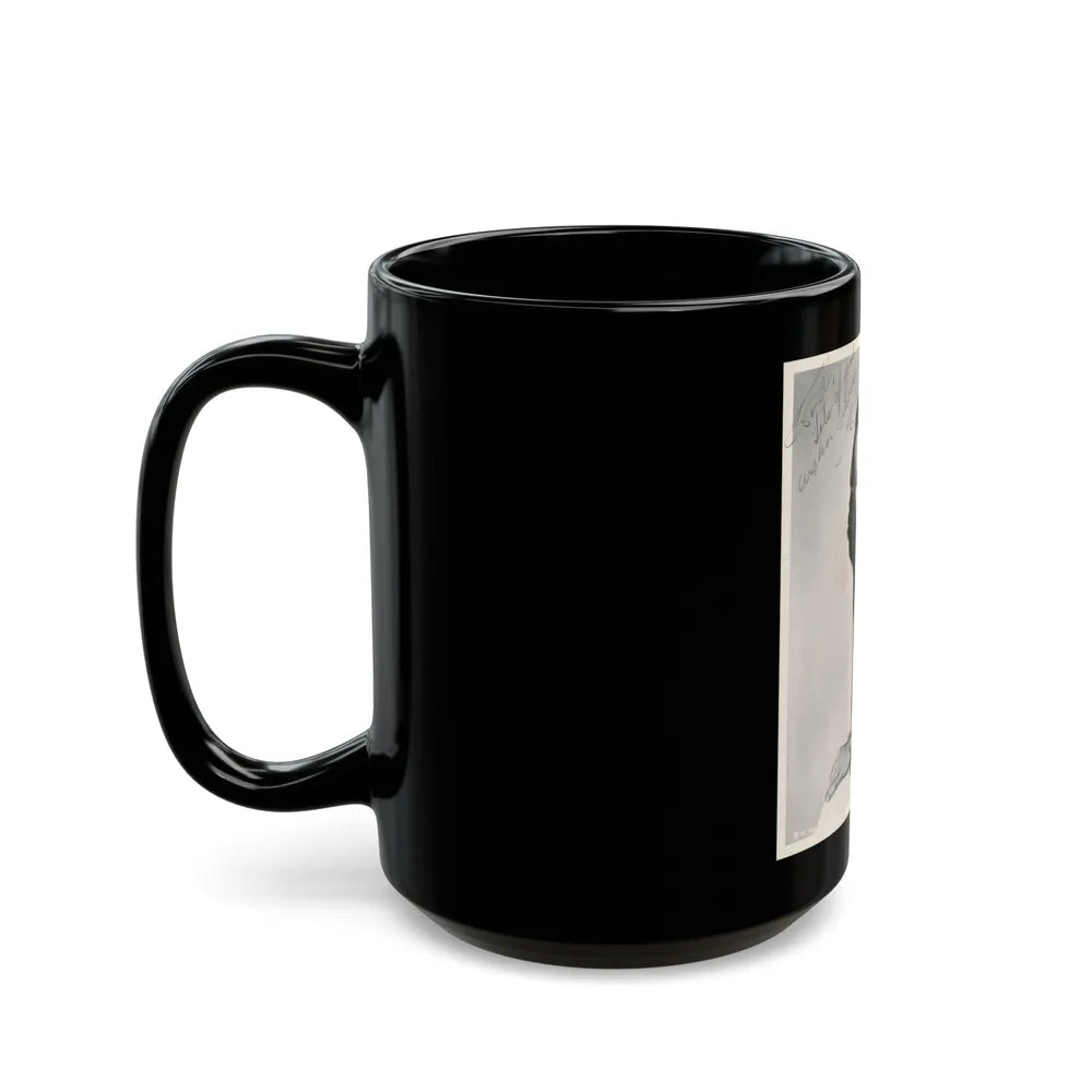 Terry Moore #619 (Vintage Female Icon) Black Coffee Mug-Go Mug Yourself