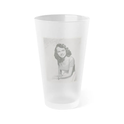 Terry Moore #619 (Vintage Female Icon) Frosted Pint Glass 16oz-16oz-Frosted-Go Mug Yourself