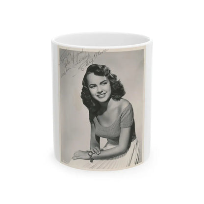 Terry Moore #619 (Vintage Female Icon) White Coffee Mug-11oz-Go Mug Yourself