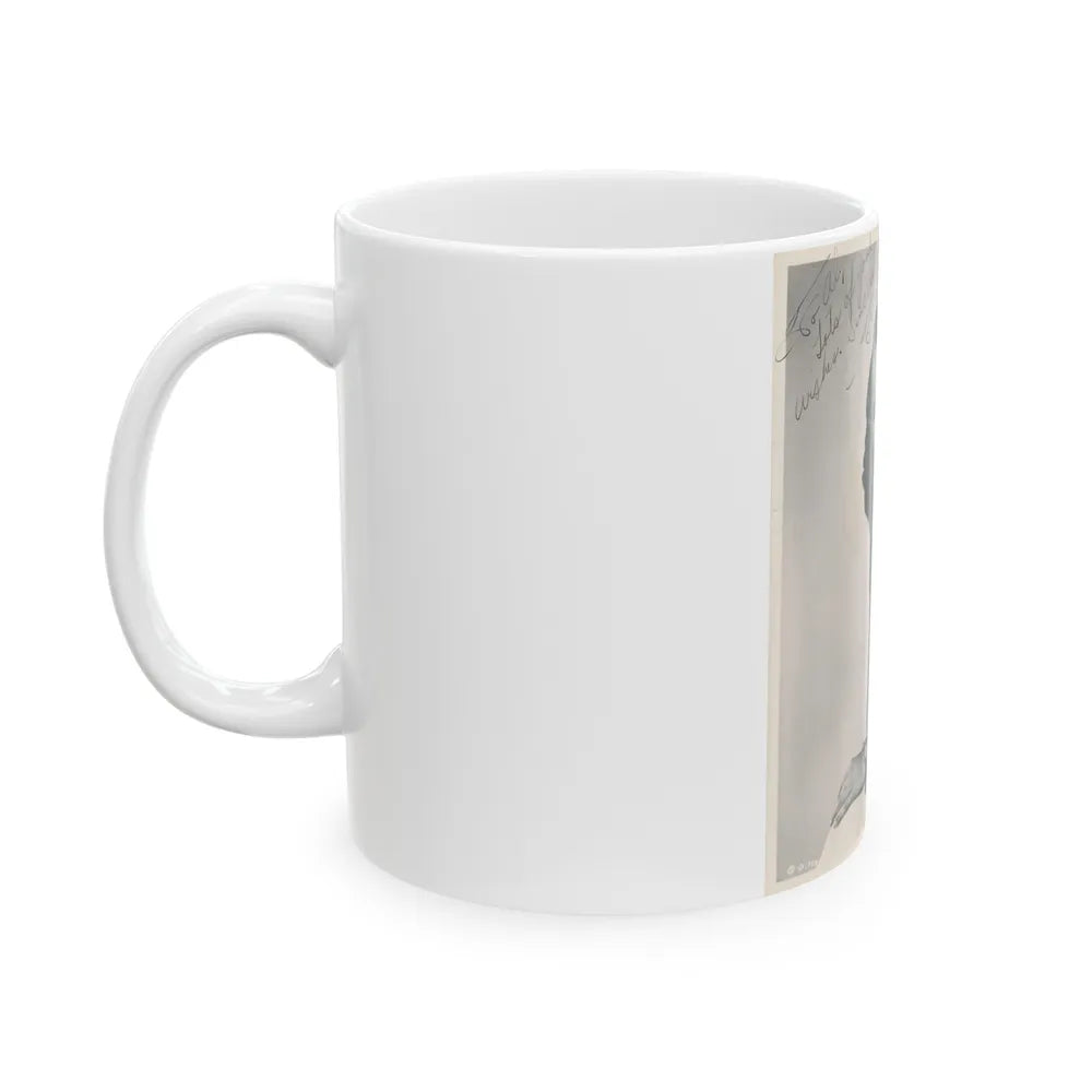 Terry Moore #619 (Vintage Female Icon) White Coffee Mug-Go Mug Yourself