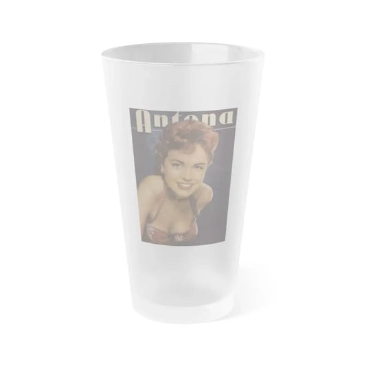 Terry Moore #625 - Mag. Cover (Vintage Female Icon) Frosted Pint Glass 16oz 16oz Frosted - Go Mug Yourself