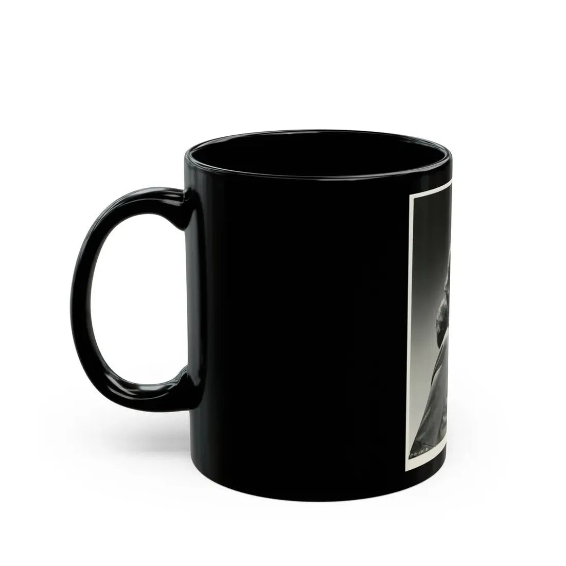 Terry Moore #629 (Vintage Female Icon) Black Coffee Mug - Go Mug Yourself