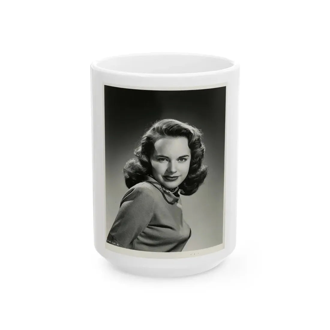 Terry Moore #629 (Vintage Female Icon) White Coffee Mug 15oz - Go Mug Yourself