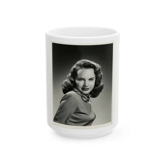 Terry Moore #629 (Vintage Female Icon) White Coffee Mug 15oz - Go Mug Yourself