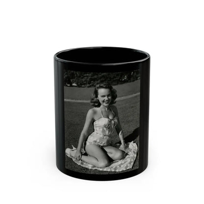 Terry Moore #630 (Vintage Female Icon) Black Coffee Mug-11oz-Go Mug Yourself