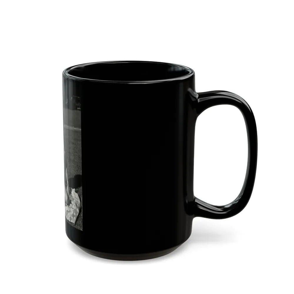 Terry Moore #630 (Vintage Female Icon) Black Coffee Mug-Go Mug Yourself