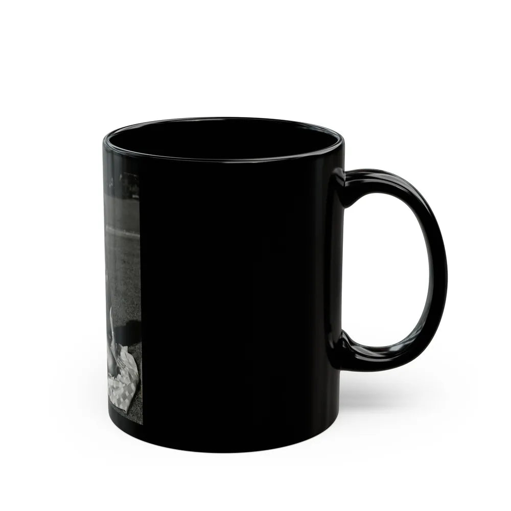Terry Moore #630 (Vintage Female Icon) Black Coffee Mug-Go Mug Yourself