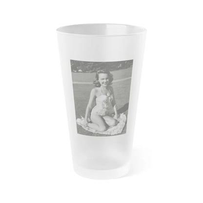 Terry Moore #630 (Vintage Female Icon) Frosted Pint Glass 16oz-16oz-Frosted-Go Mug Yourself