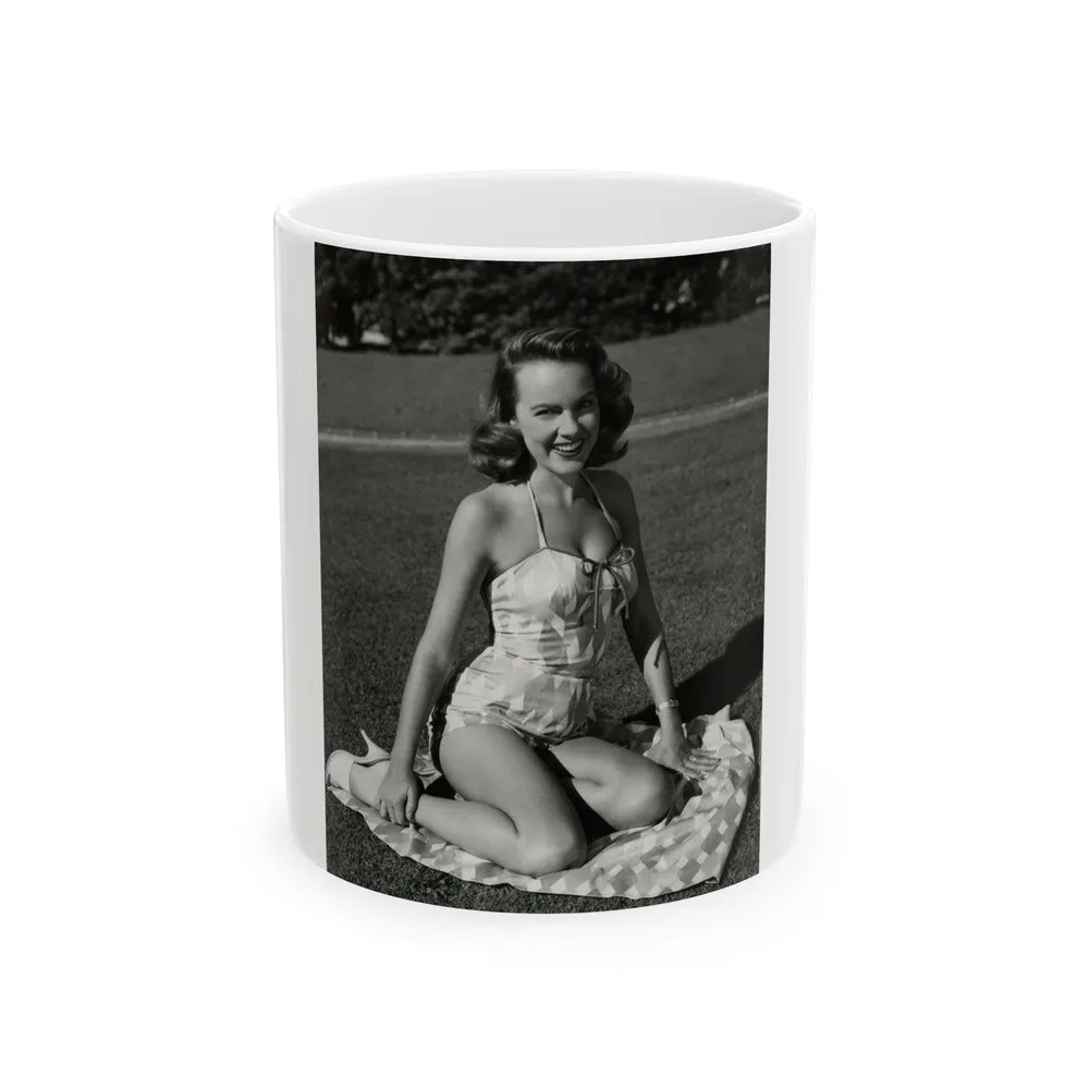 Terry Moore #630 (Vintage Female Icon) White Coffee Mug-11oz-Go Mug Yourself