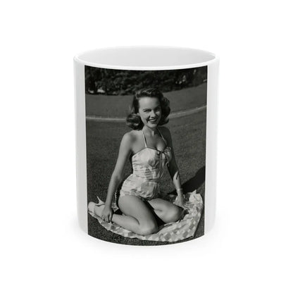 Terry Moore #630 (Vintage Female Icon) White Coffee Mug-11oz-Go Mug Yourself