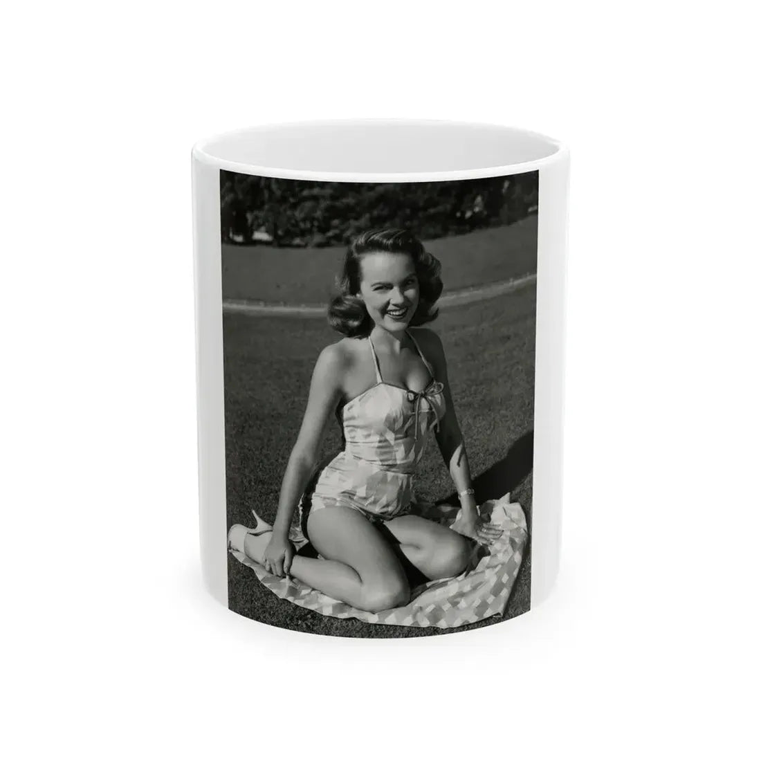 Terry Moore #630 (Vintage Female Icon) White Coffee Mug 11oz - Go Mug Yourself
