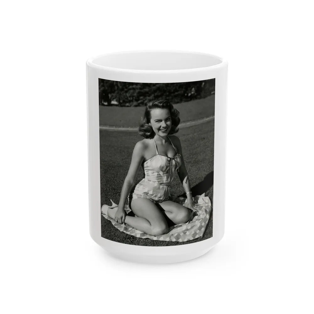 Terry Moore #630 (Vintage Female Icon) White Coffee Mug-15oz-Go Mug Yourself