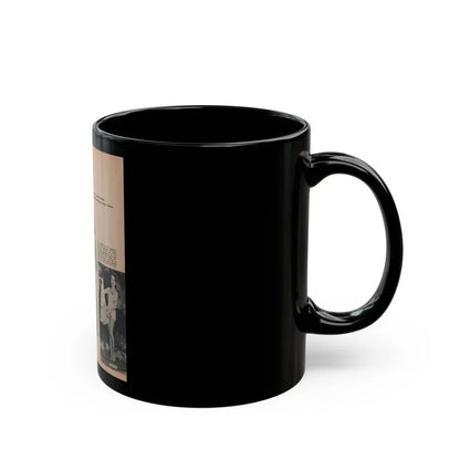 Terry Moore #634 - Magazine Page 3 B&W Photos & Captions (Vintage Female Icon) Black Coffee Mug - Go Mug Yourself