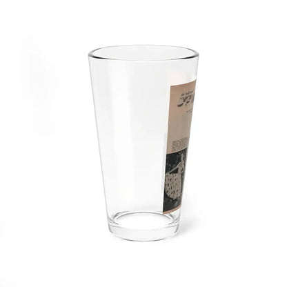 Terry Moore #634 - Magazine Page 3 B&W Photos & Captions (Vintage Female Icon) Pint Glass 16oz - Go Mug Yourself