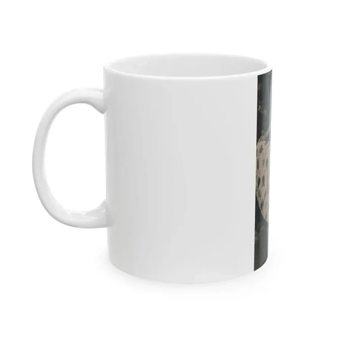 Terry Moore #635 - Magazine Page 1 Cropped B&W Photo (Vintage Female Icon) White Coffee Mug - Go Mug Yourself