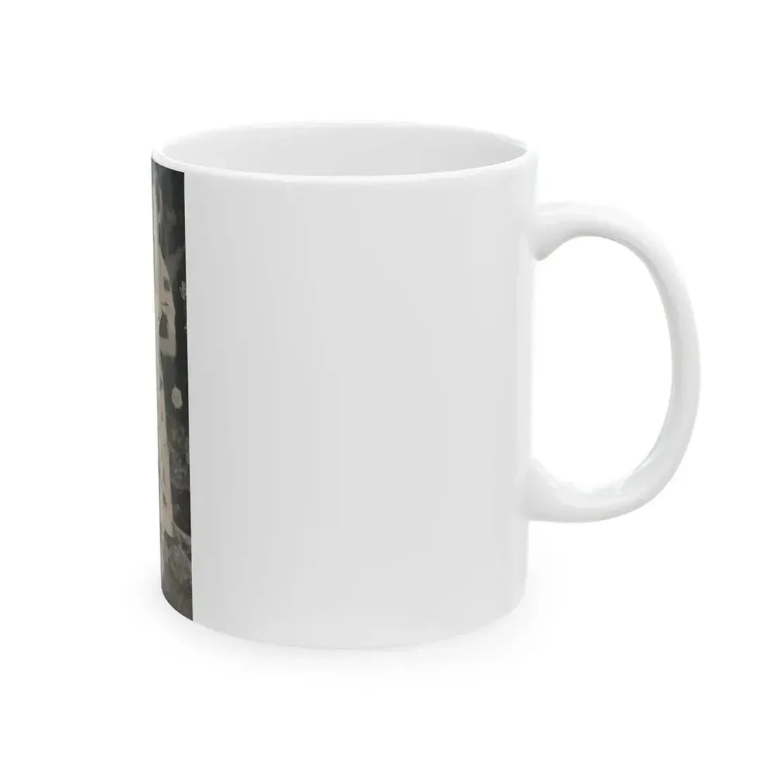 Terry Moore #635 - Magazine Page 1 Cropped B&W Photo (Vintage Female Icon) White Coffee Mug - Go Mug Yourself