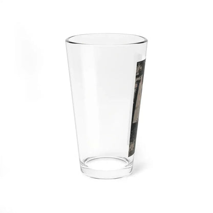 Terry Moore #637 - Magazine Page 1 Cropped B&W Photo (Vintage Female Icon) Pint Glass 16oz - Go Mug Yourself