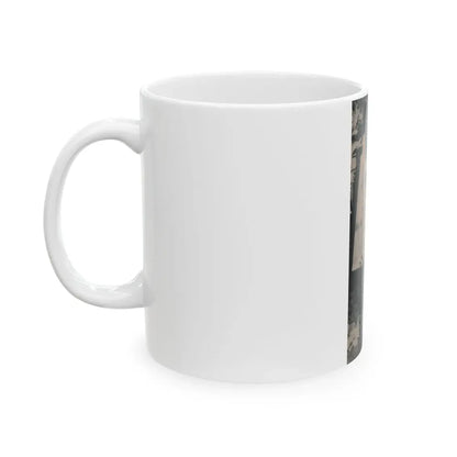 Terry Moore #637 - Magazine Page 1 Cropped B&W Photo (Vintage Female Icon) White Coffee Mug - Go Mug Yourself