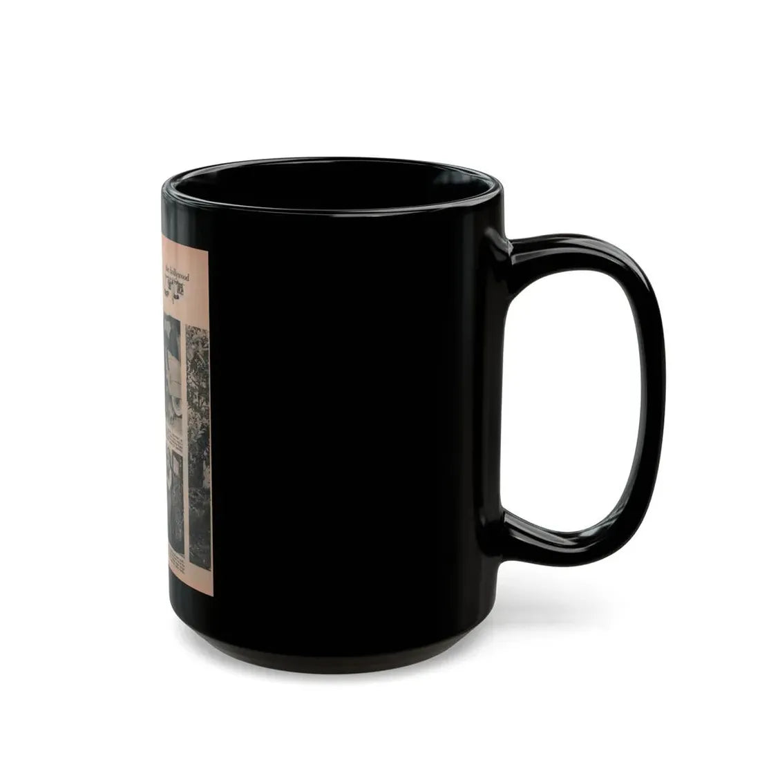 Terry Moore #638 - Magazine Page 4 B&W Photos+4 Captions (Vintage Female Icon) Black Coffee Mug - Go Mug Yourself