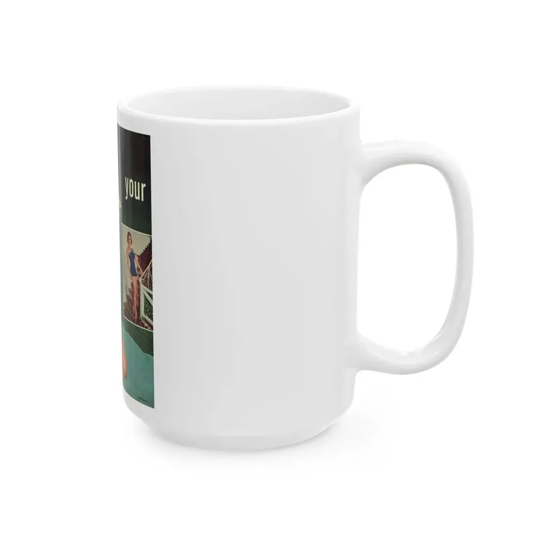 Terry Moore #640 - Magazine Page 2 Photos Circa 50's1 (Vintage Female Icon) White Coffee Mug - Go Mug Yourself
