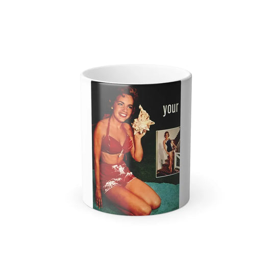 Terry Moore #640 - Magazine Page 2 Photos Circa 50's (Vintage Female Icons) Color Changing Mug 11oz-11oz-Go Mug Yourself